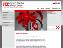 Tablet Screenshot of ing-kraemer.de